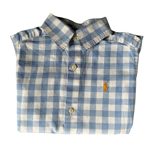 Gingham Cotton Poplin Shirt